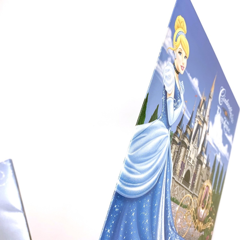 WDW Magic Kingdom Cinderellas Royal Table Photo‎ Folder Frame Night Castle Blue - Picture 11 of 12