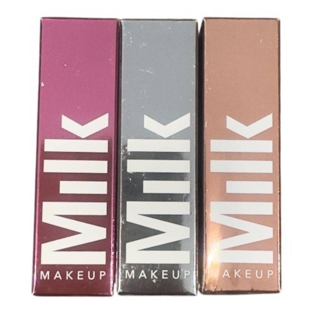 Milk Makeup Color Chalk Multi-Use Pigment Trio Kickball Trampoline Bounce NEW