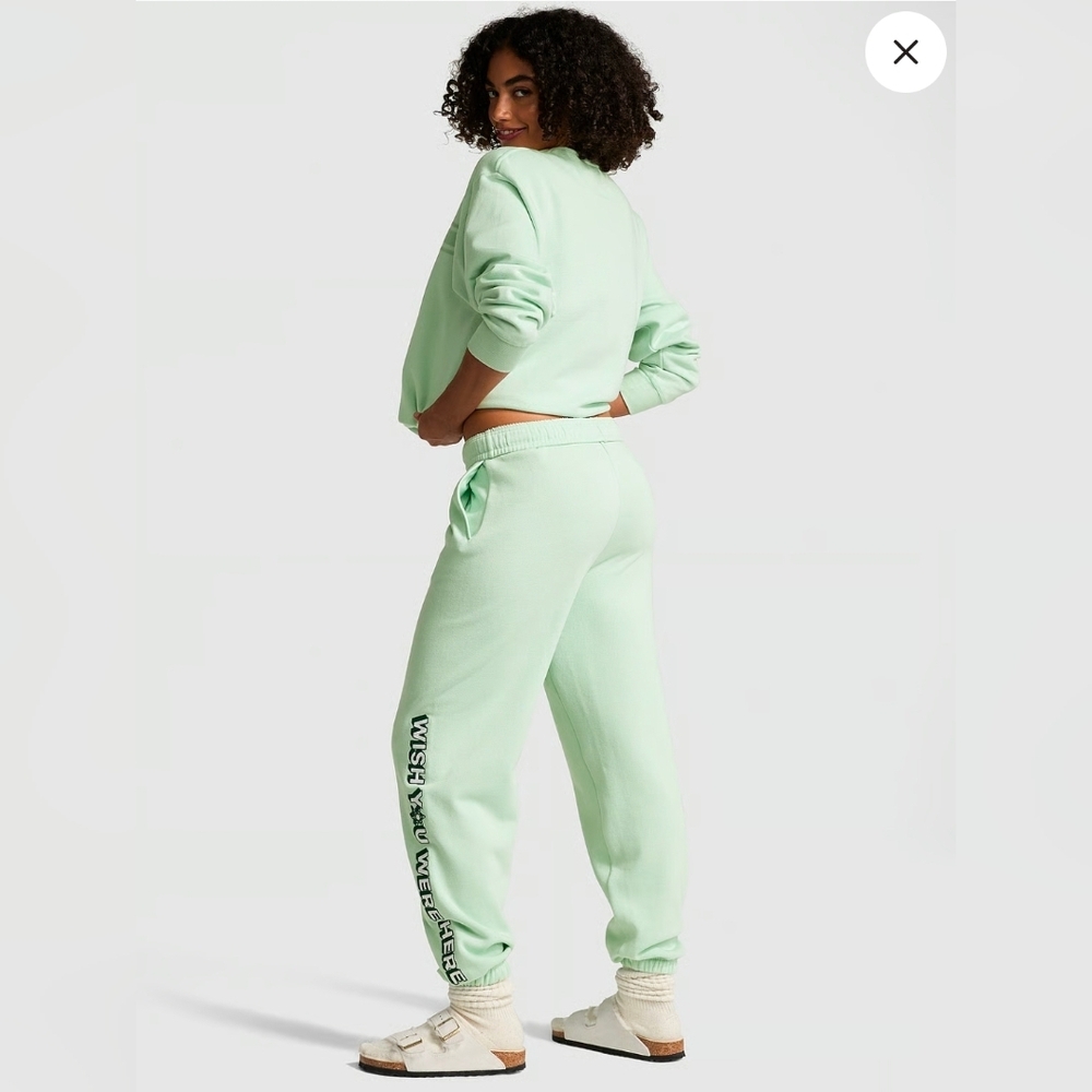 Vs Pink Xxl Campus Fleece Sweatpants - Picture 2 of 2