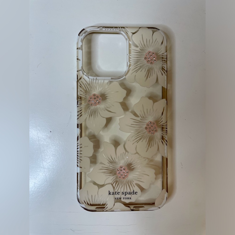 kate spade new york Protective Hardshell Case iPhone 12 Pro Max Floral Stones‎ - Picture 2 of 5