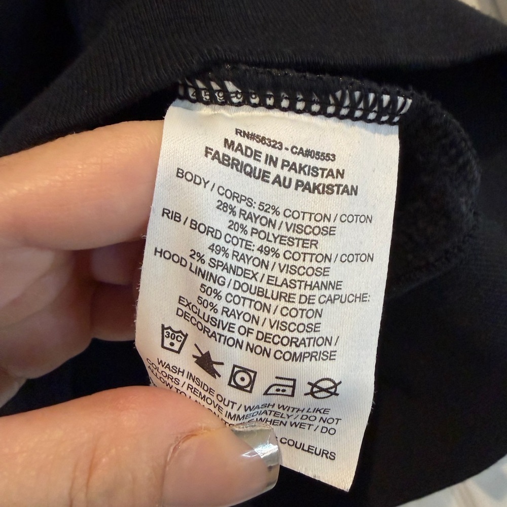 Nike Women's Classic Black Sweatshirt - Picture 3 of 4