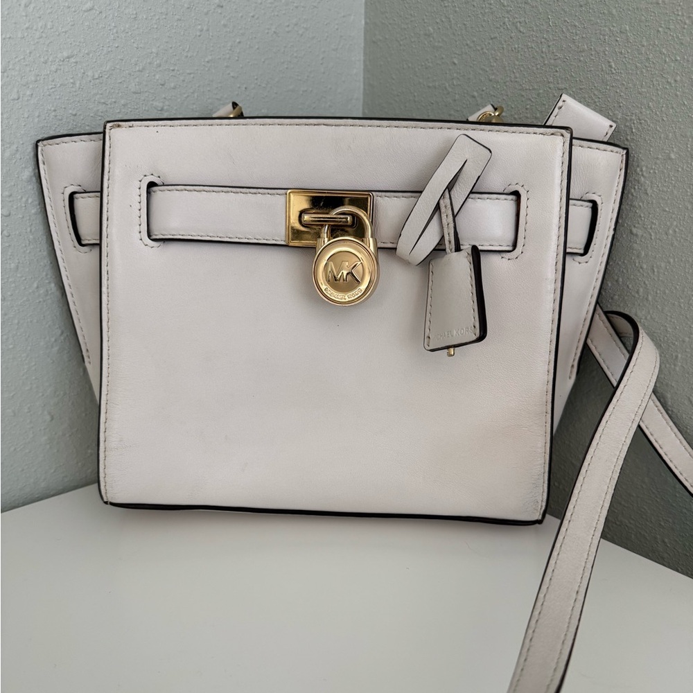 Michael Kors White Small Satchel