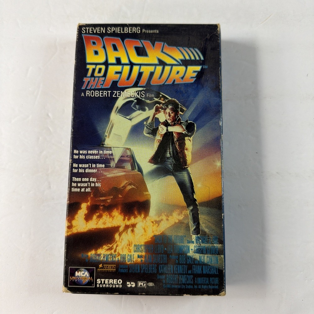 Back To The Future (1994 VHS) Zemeckis / Michael J. Fox 80s Sci-Fi Time Travel