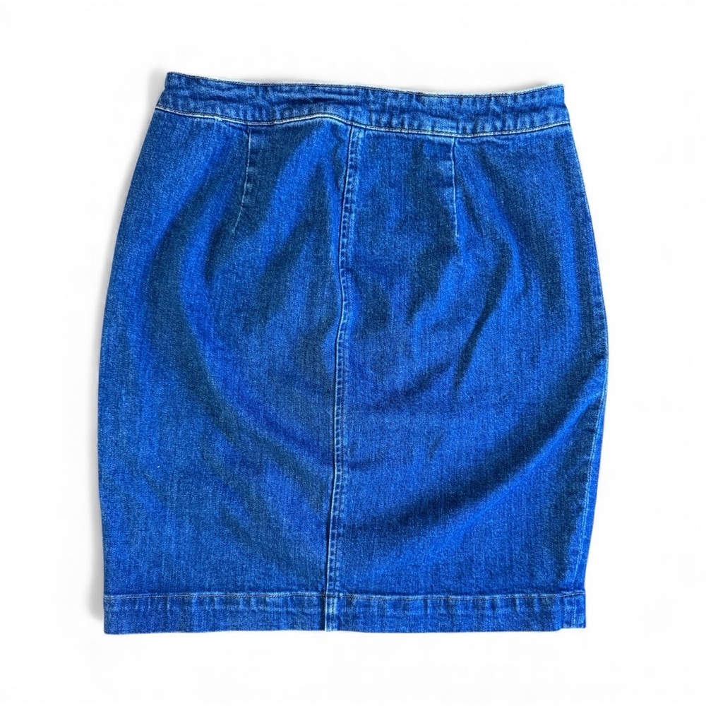 J Crew Denim Front Snap Skirt|J Crew Denim Skirt| J Crew Denim - Picture 5 of 9