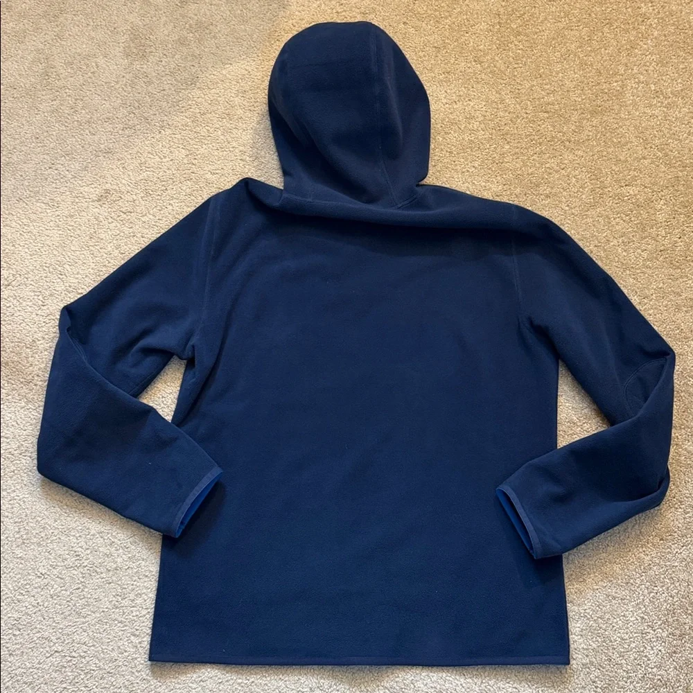 RHONE Aztec Reversible Montage Fleece Full Zip Hoodie Blue Patterned Jacket - Picture 7 of 9