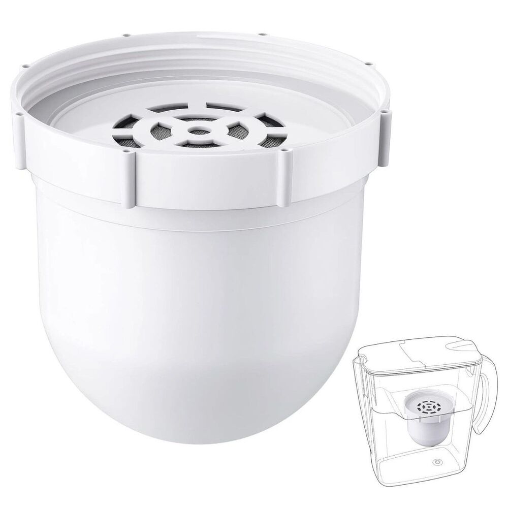 1 Pack Upgraded Water Pitcher Filter with Clearly Filtered No. 1