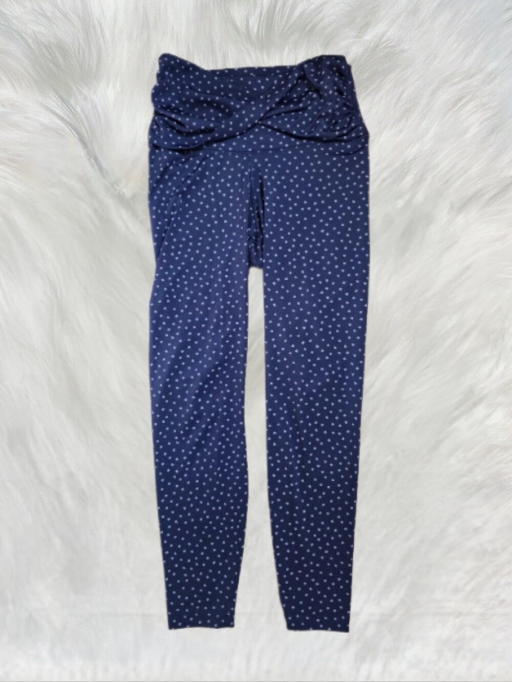 Nike Yoga Polka Dots Twist High-Waist 7/8 Tights Leggings - Picture 6 of 8