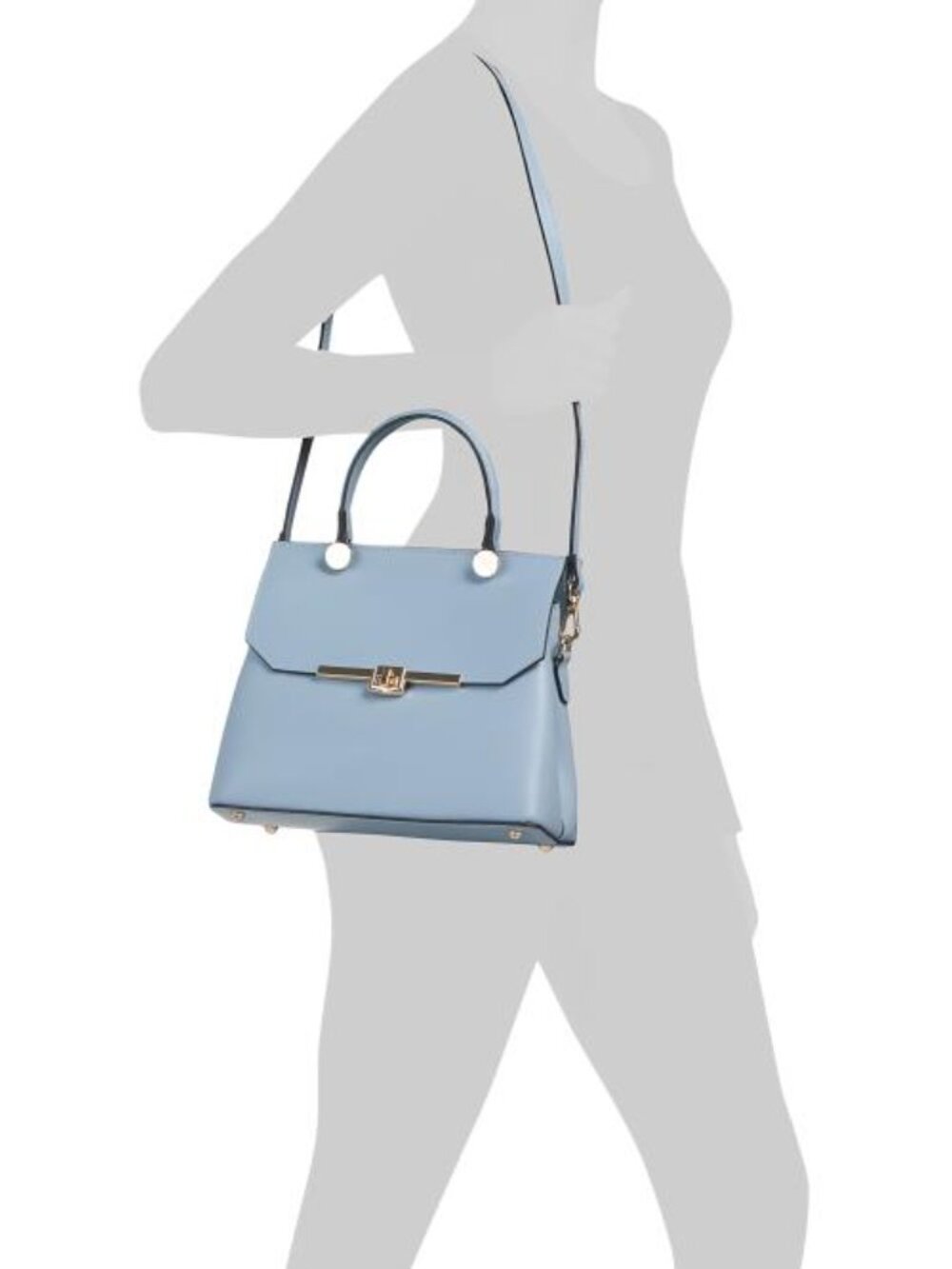 VIOLA CASTELLANI Made In Italy Leather Top Handle Satchel - Picture 5 of 5