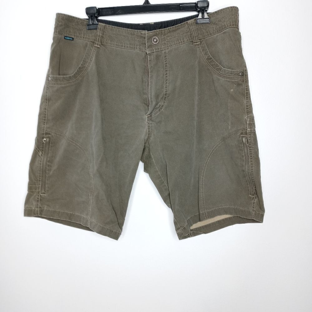 Kuhl army green shorts size 36