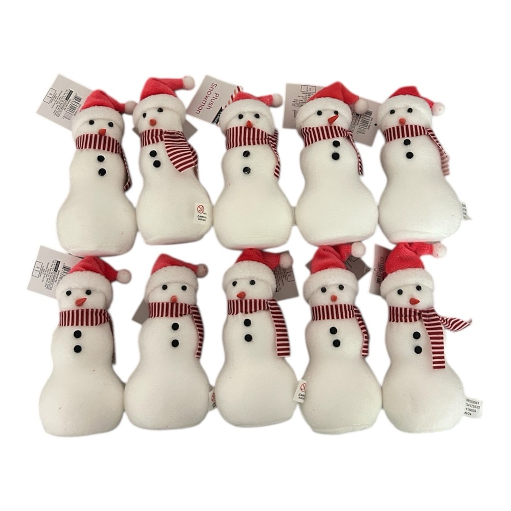 Target‎ 10 Pack of Plush Snowmen