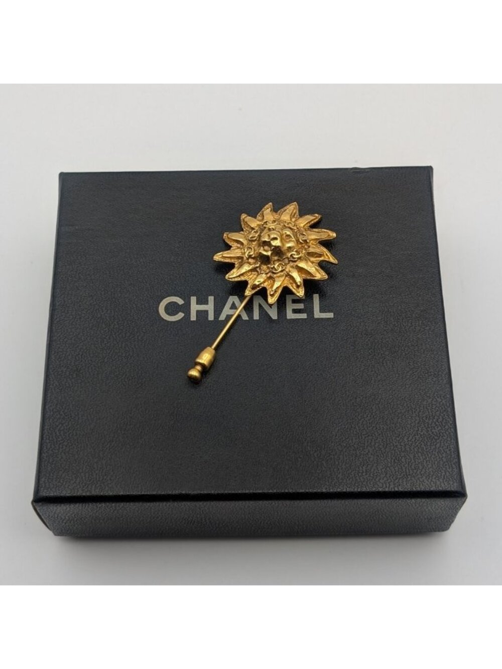 Chanel Pin Brooch Lion Gold First Era Vintage