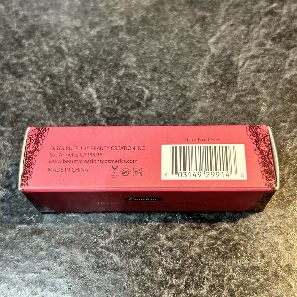 Beauty Creations Matte Lipstick- BITE ME LS03, 0.13 oz New‎ In Box - Picture 6 of 8