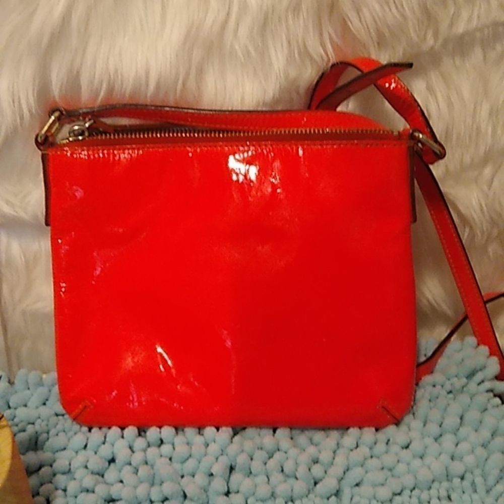 Kate Spade NY Flicker Tenley Neon Orange Bag. - Picture 5 of 6