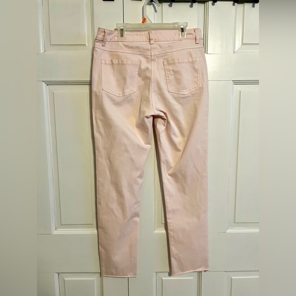 J. McLaughlin Watson Blush Straight Leg Jeans Size 6 - Picture 2 of 9