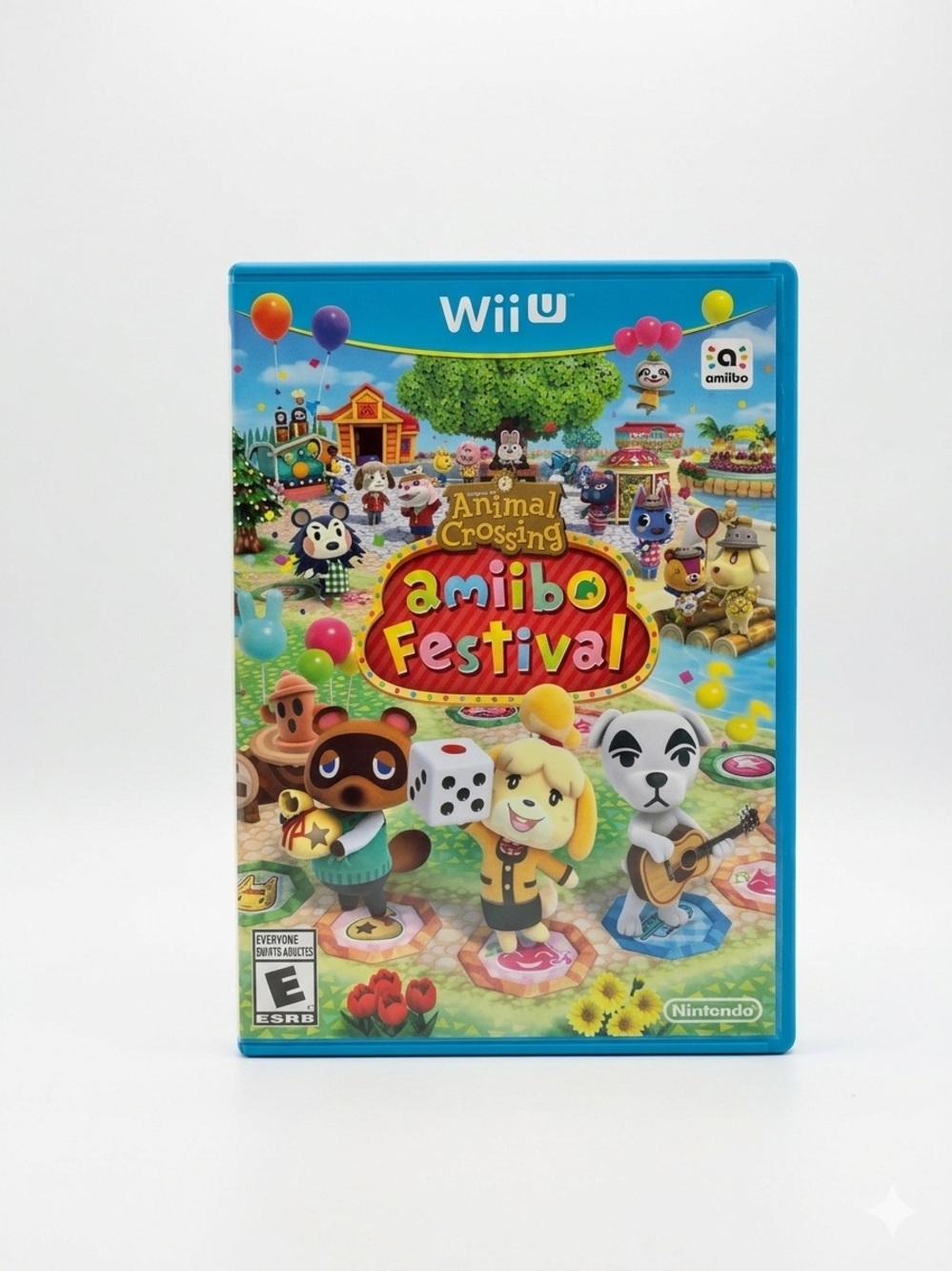 Animal Crossing Amiibo Festival Nintendo Wii U Game Used 2015 No Manual