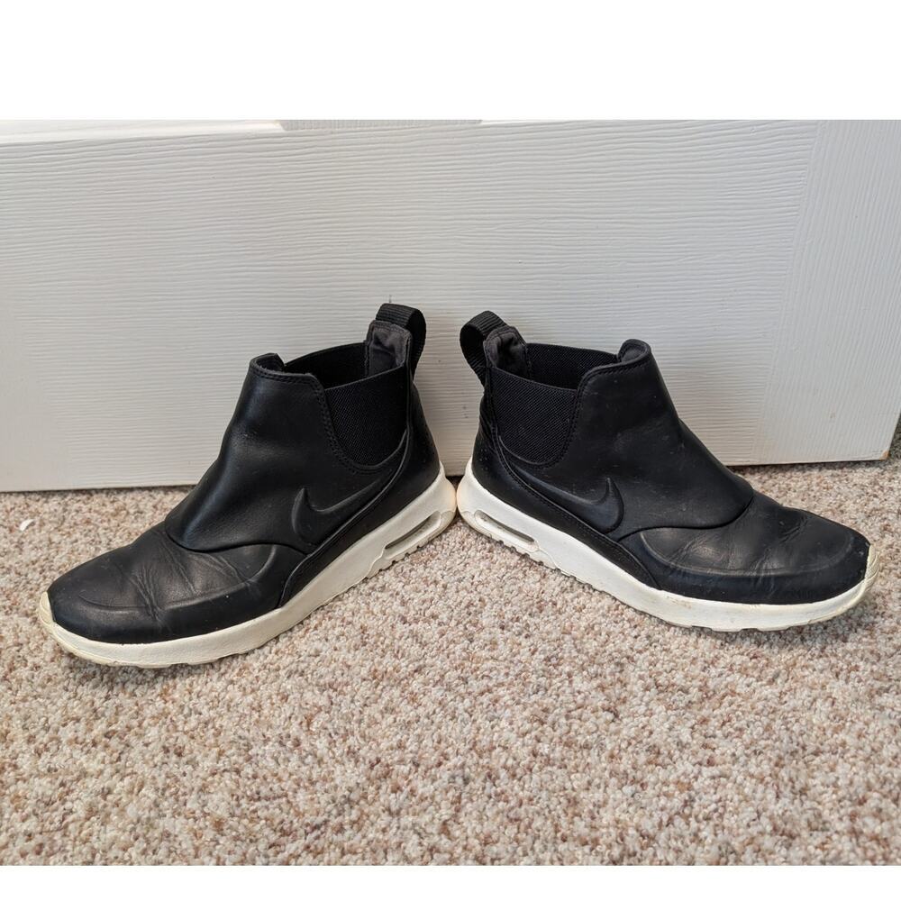NIKE Air Max Thea Mid Women's slip on black boots size 7; Casual; 859550 001 - Picture 7 of 10