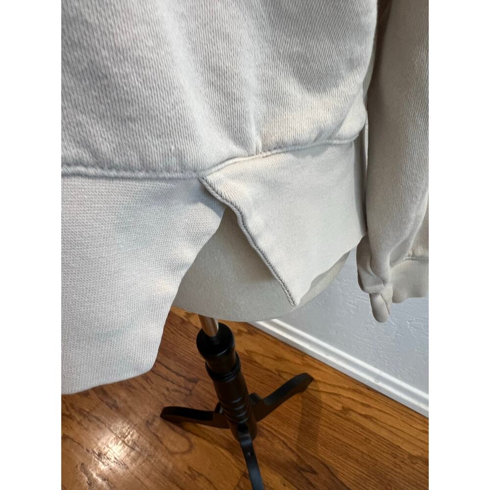 Nike Women’s Fleece Crewneck Sweatshirt Tan Size M Logo Pullover - Picture 4 of 9