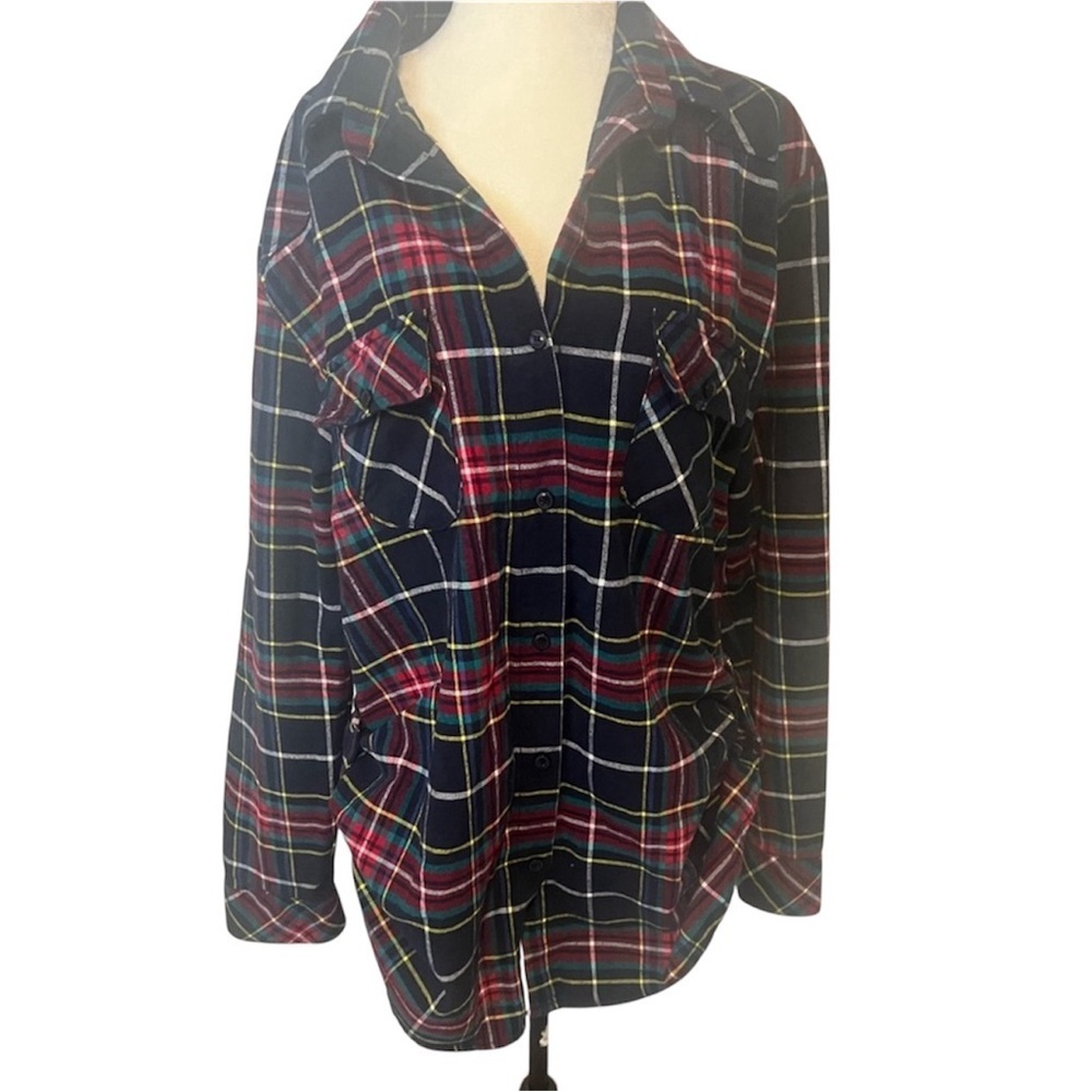3/25🙂 Matchstick soft flannel button up. Button up sleeves. Great w jeans. Sz XL