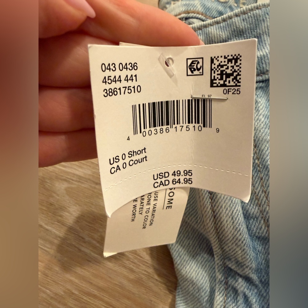 NWT American Eagle AE Strigid Mom Jean - Blue Breeze - Picture 9 of 9