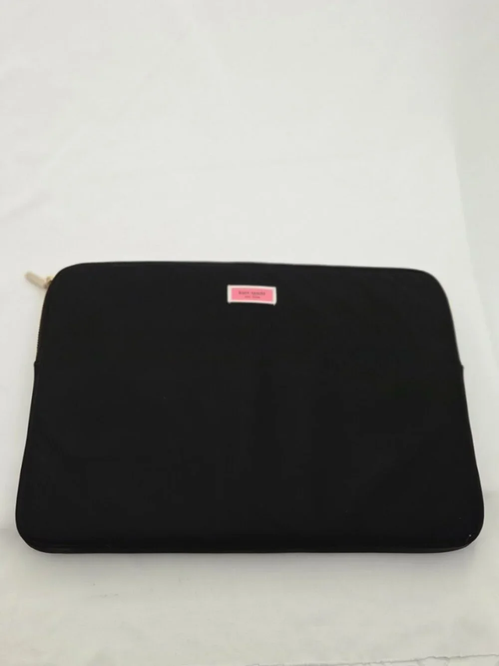 VTG Kate Spade New York Y2K Black Nylon Laptop Tablet Sleeve Case - Picture 2 of 7