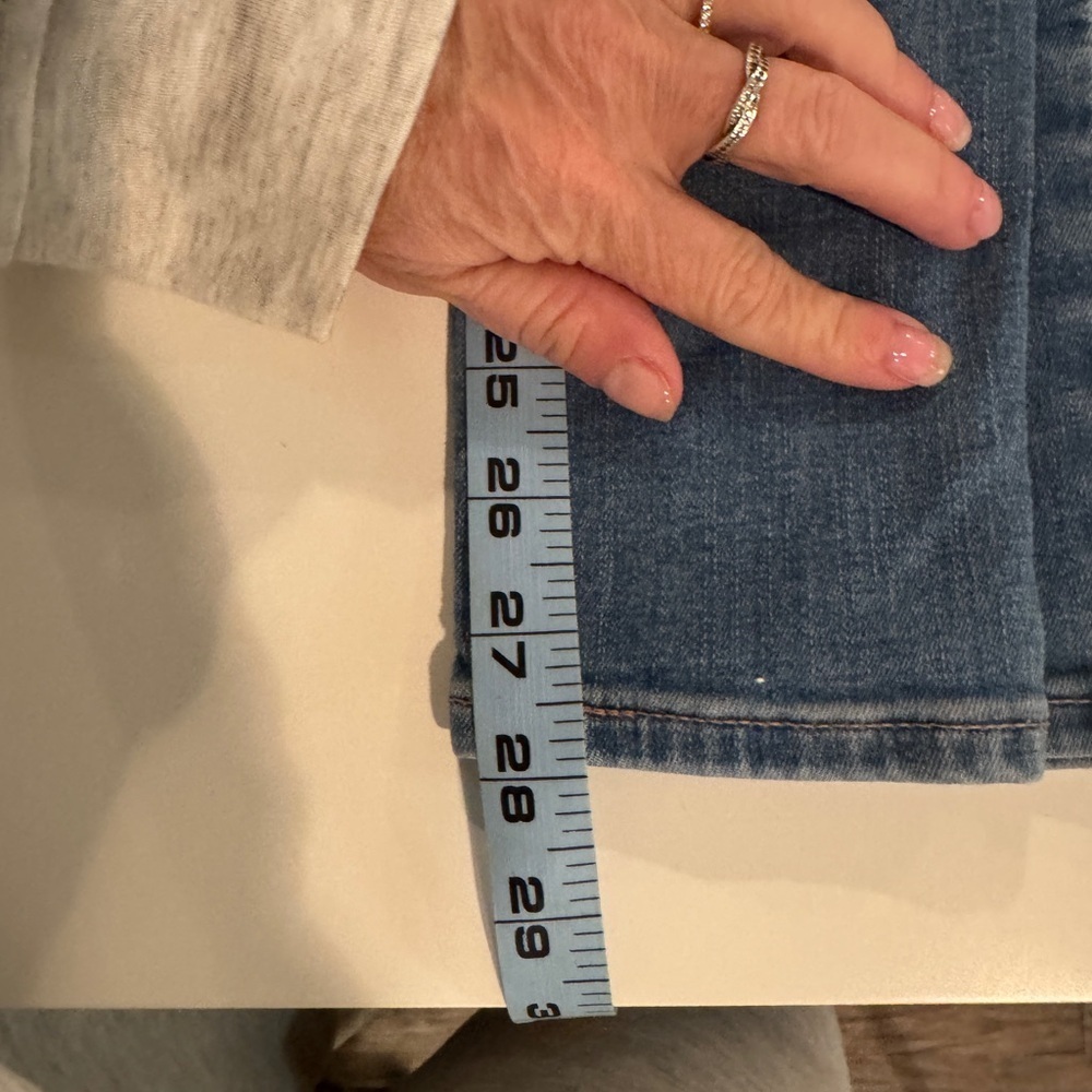 Levi's Classic Mile high super skinny Blue Jeans Sz 25 inseam 28 - Picture 5 of 5