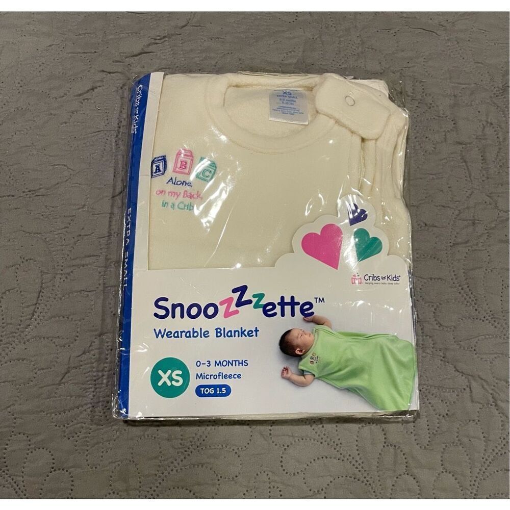 SnooZZZette Wearable Blanket Baby Swaddle XS 0-3 M Microfleece New