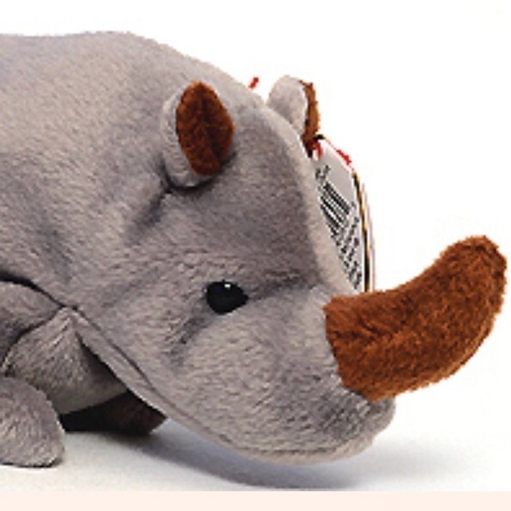 SPIKE‎ the rhino Ty beanie baby. Mint - Picture 2 of 8