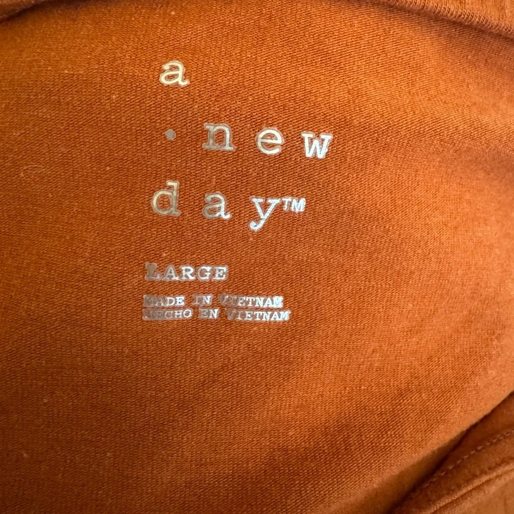 a new day Women's Rust Long Sleeve Top - Picture 4 of 5