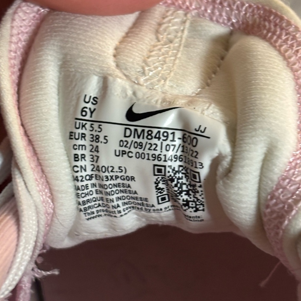 Nike Air Zoom Arcadia 2 Pink Sneakers Women’s 7.5 (6Y) Athletic Shoes - Picture 6 of 7