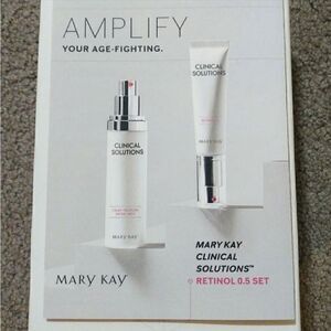 Mary Kay Clinical Solutions Set Retinol .5 and Calm Restore Face Milk New in Box