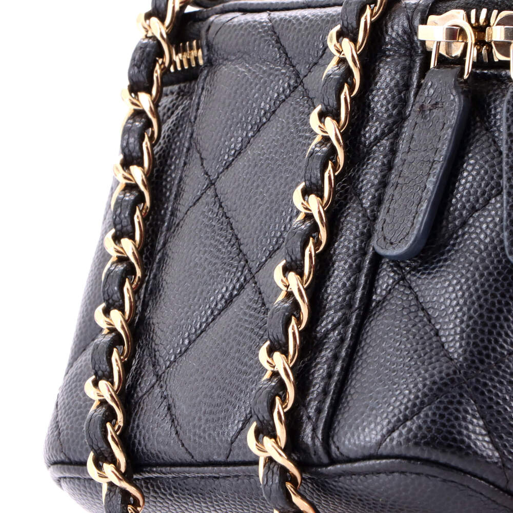 Chanel Classic Vanity Case With Chain #205329C32B - Picture 8 of 9
