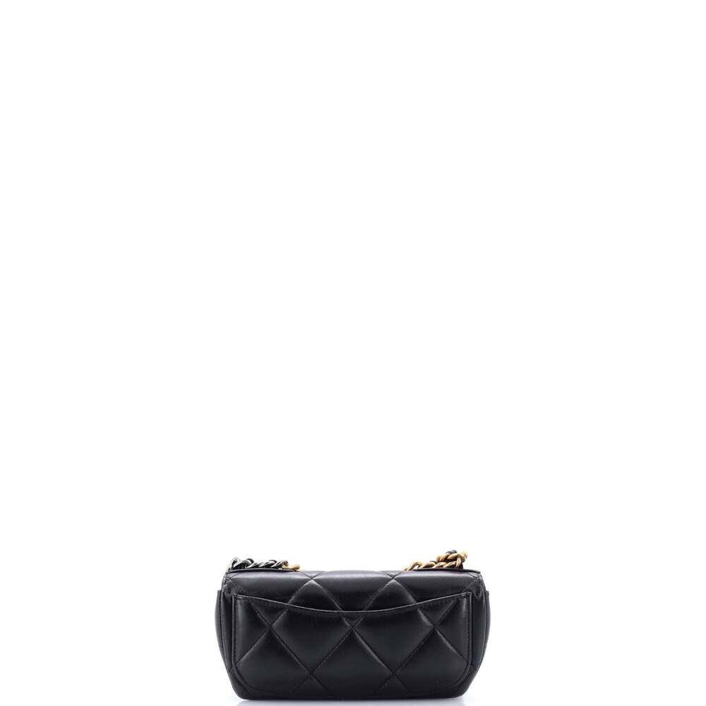 Chanel 19 Glasses Case With Chain #242841C30B - Picture 3 of 7