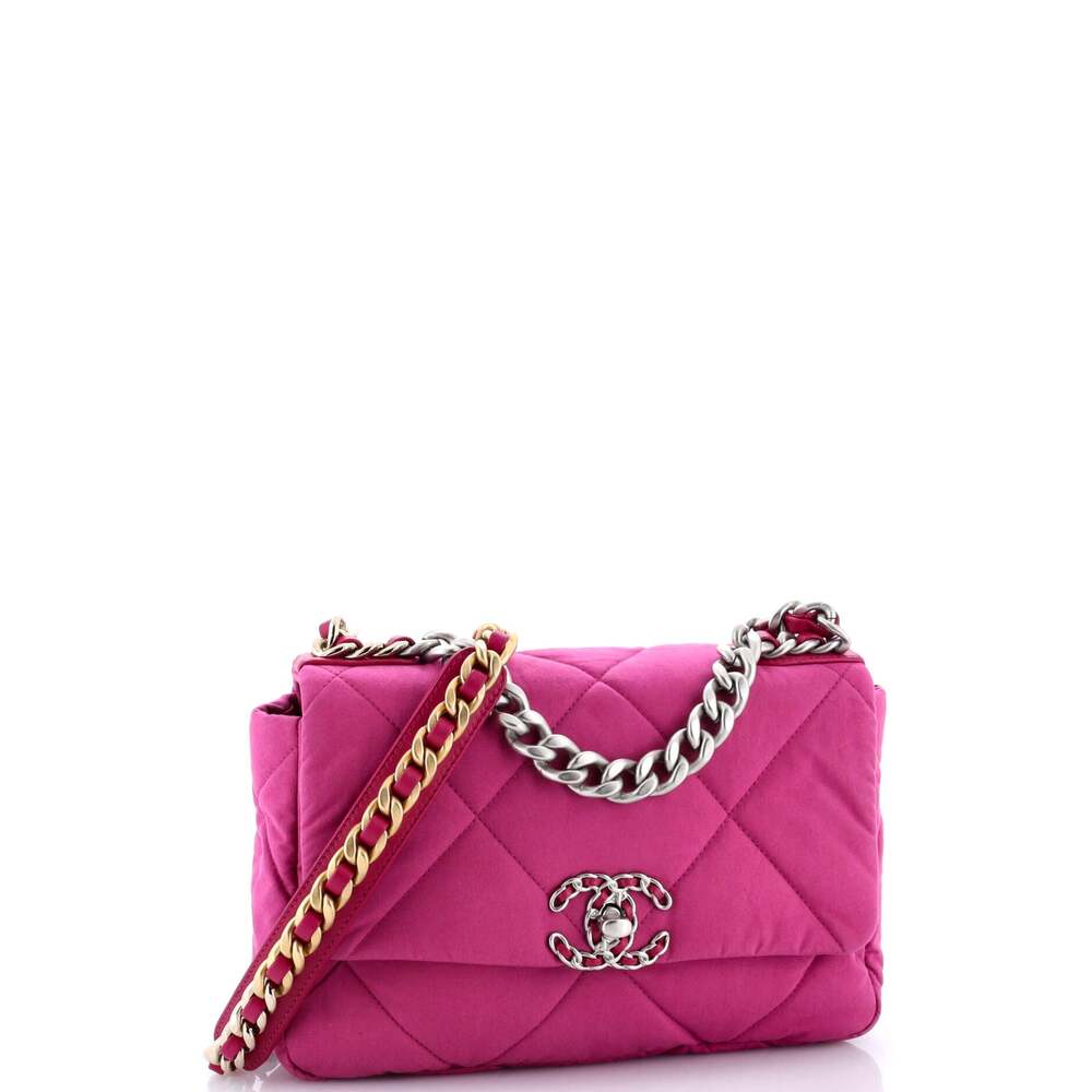 Chanel 19 Flap Bag Quilted Canvas #205380C45B - Picture 2 of 7