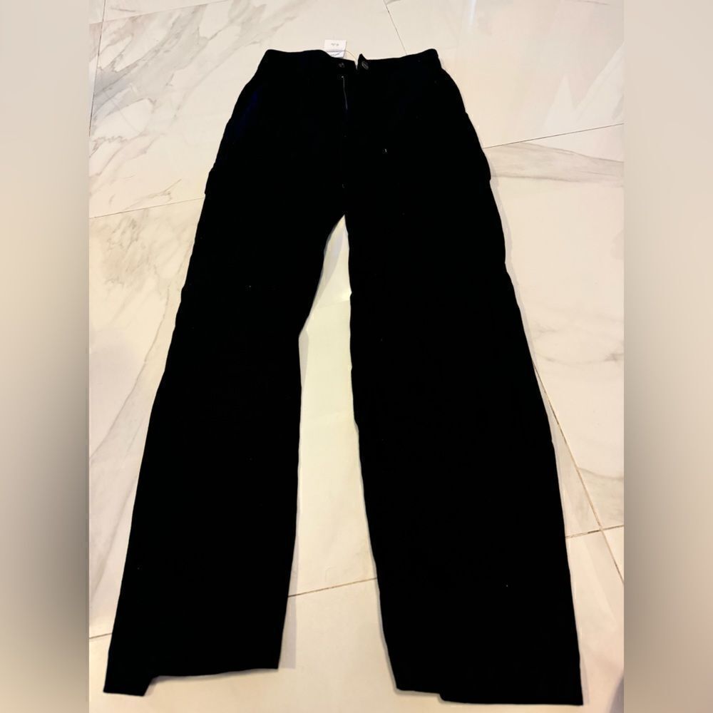 Black cotton on CARGO pants #12 - Picture 4 of 10