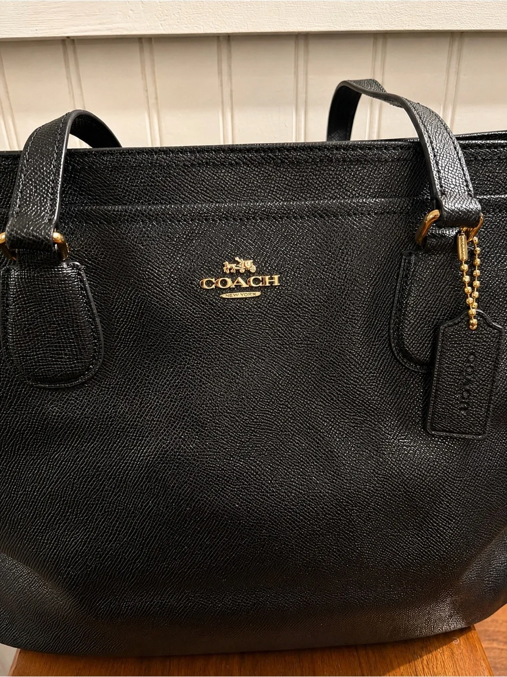Coach F57786 Large Crossgrain Leather Baby Bag Travel Bag - Picture 4 of 8