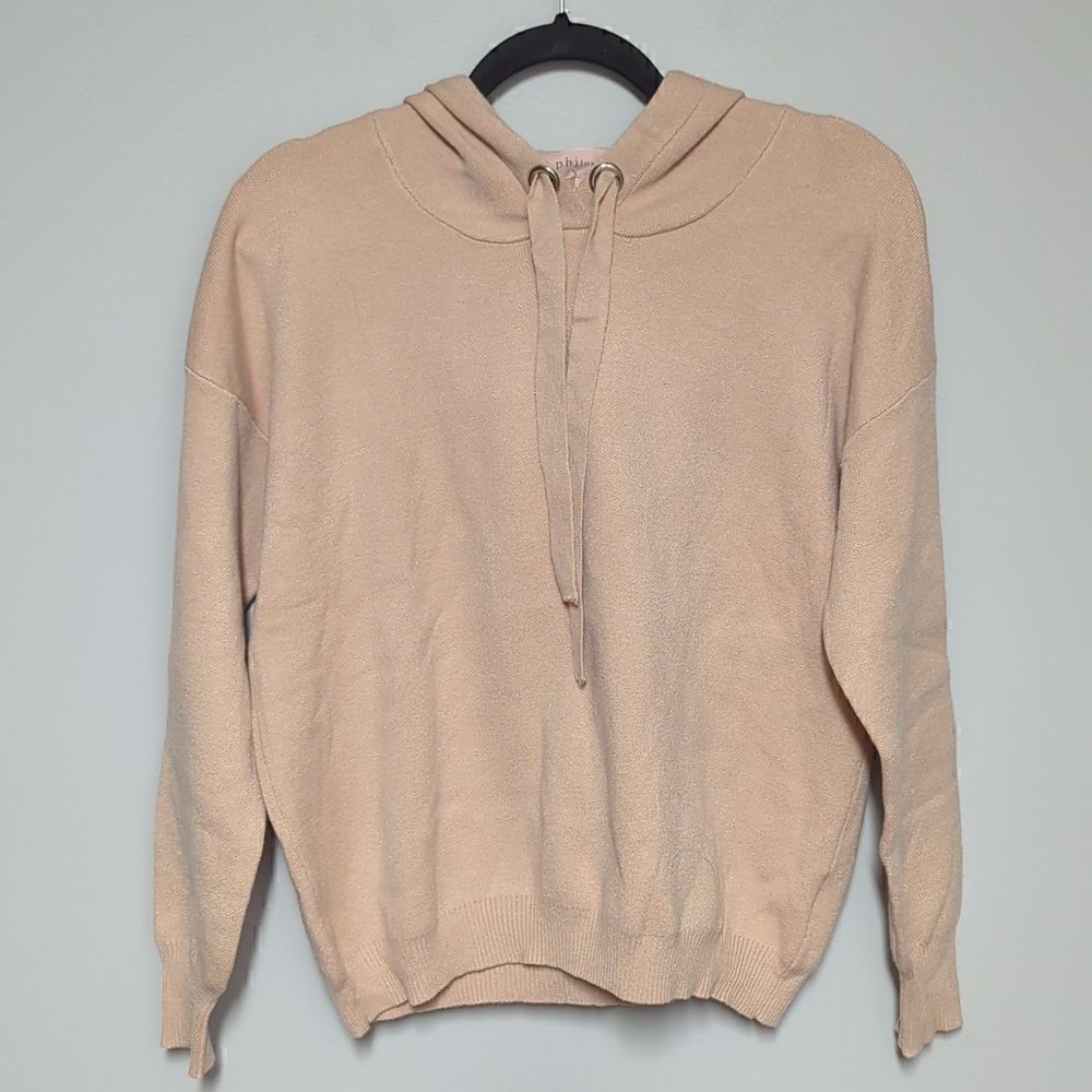 Philosophy Tan Hooded Sweater