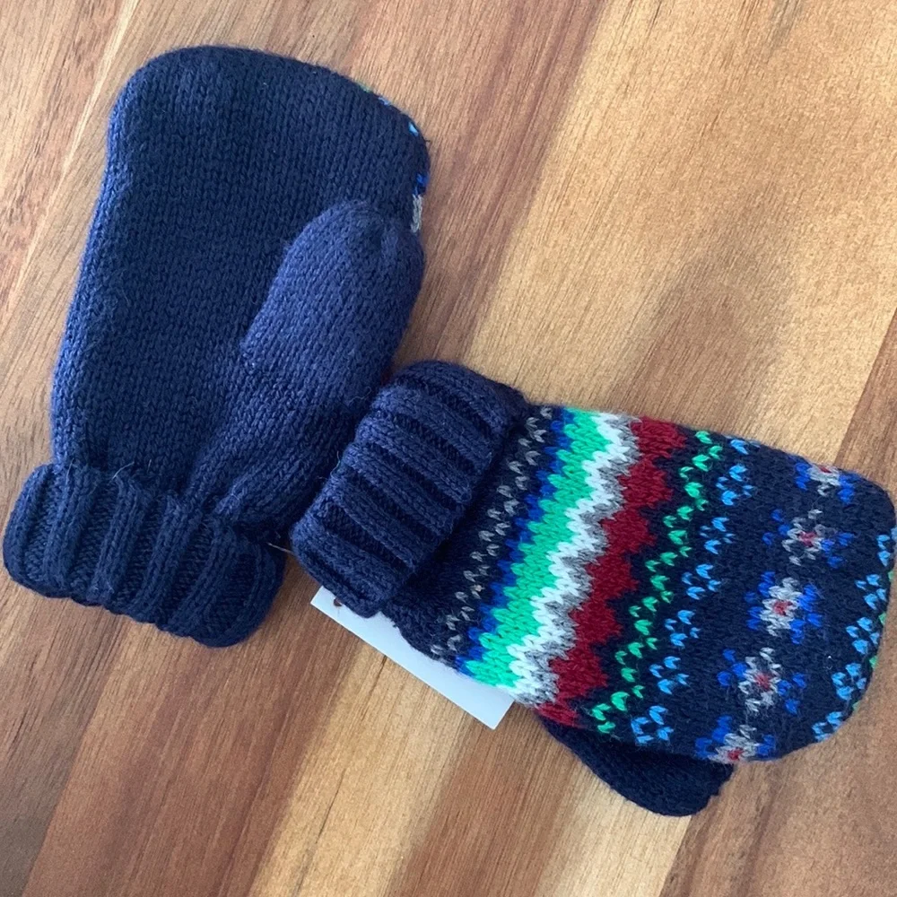 Janie and Jack Baby Multi-Color Mittens Unisex - Picture 2 of 11