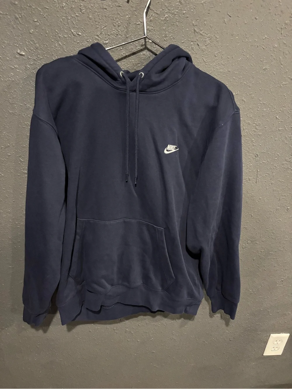 Nike Navy Blue Hoodie - Picture 1 of 6