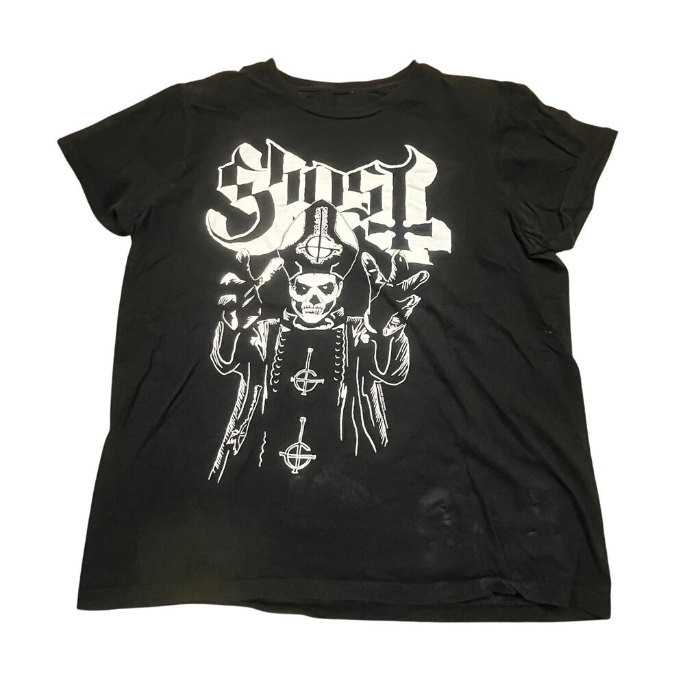 GHOST OFFICIAL MERCH PAPA WRATH 2024 BAND‎ CONCERT MUSIC T-SHIRT Men L