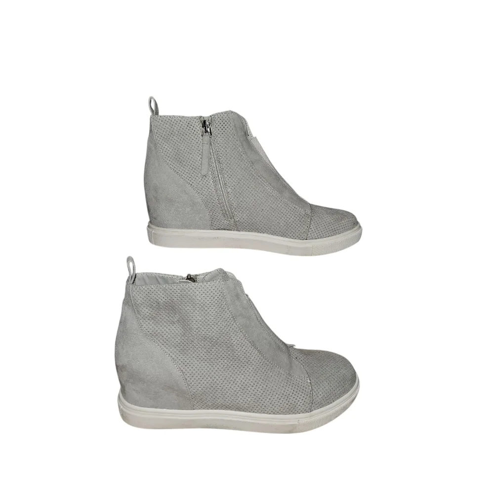 Madden Girl Perry Women's Hidden Wedge Sneakers Size 9.5 - Picture 1 of 7