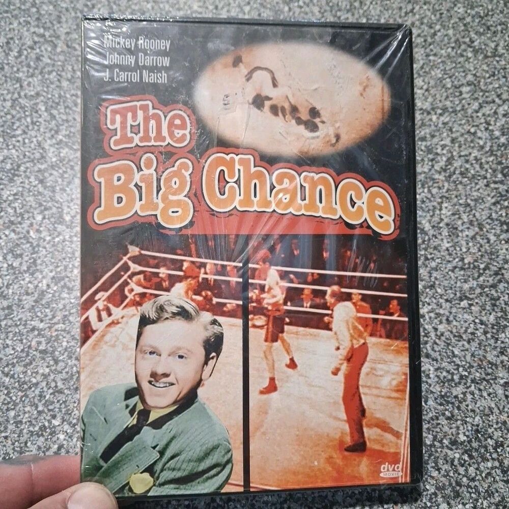 The Big Chance (DVD) Mickey Rooney Boxing Miracle Pictures (New Sealed)