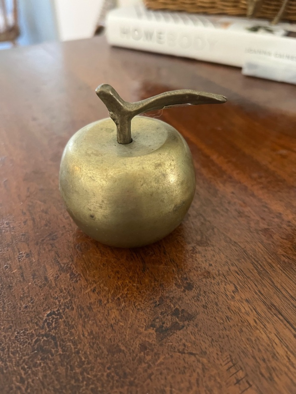 Brass Apple Bell Vintage brass apple Bell - Picture 3 of 7