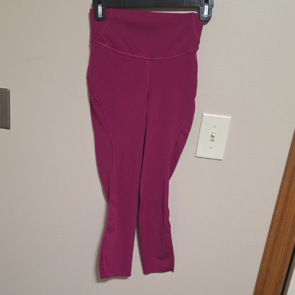 Lululemon Athletica Magenta Leggings