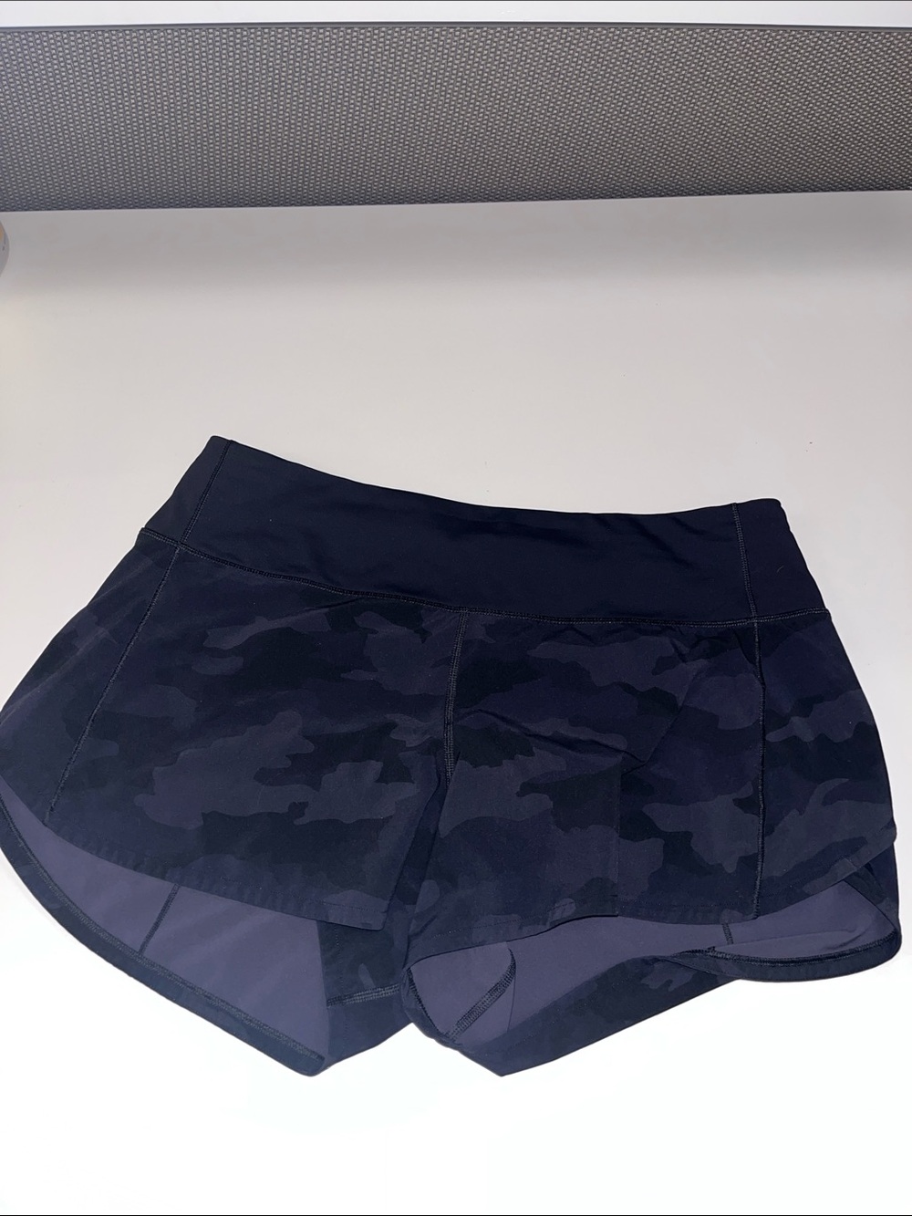 lululemon athletica Black Camo Running Shorts 10