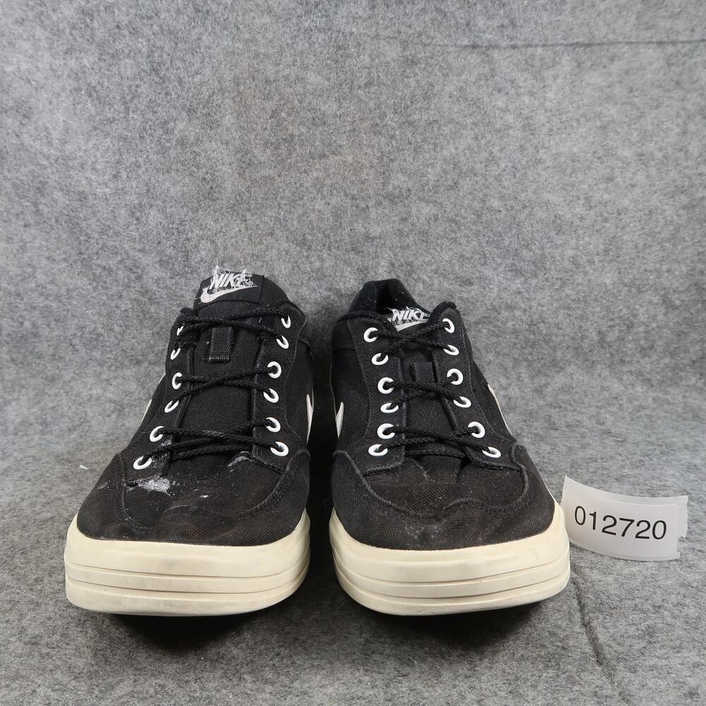 Nike Shoes Mens 10.5 Sneakers Y2k Canvas Casual Black Skate Active Lifestyle Low - Picture 2 of 11