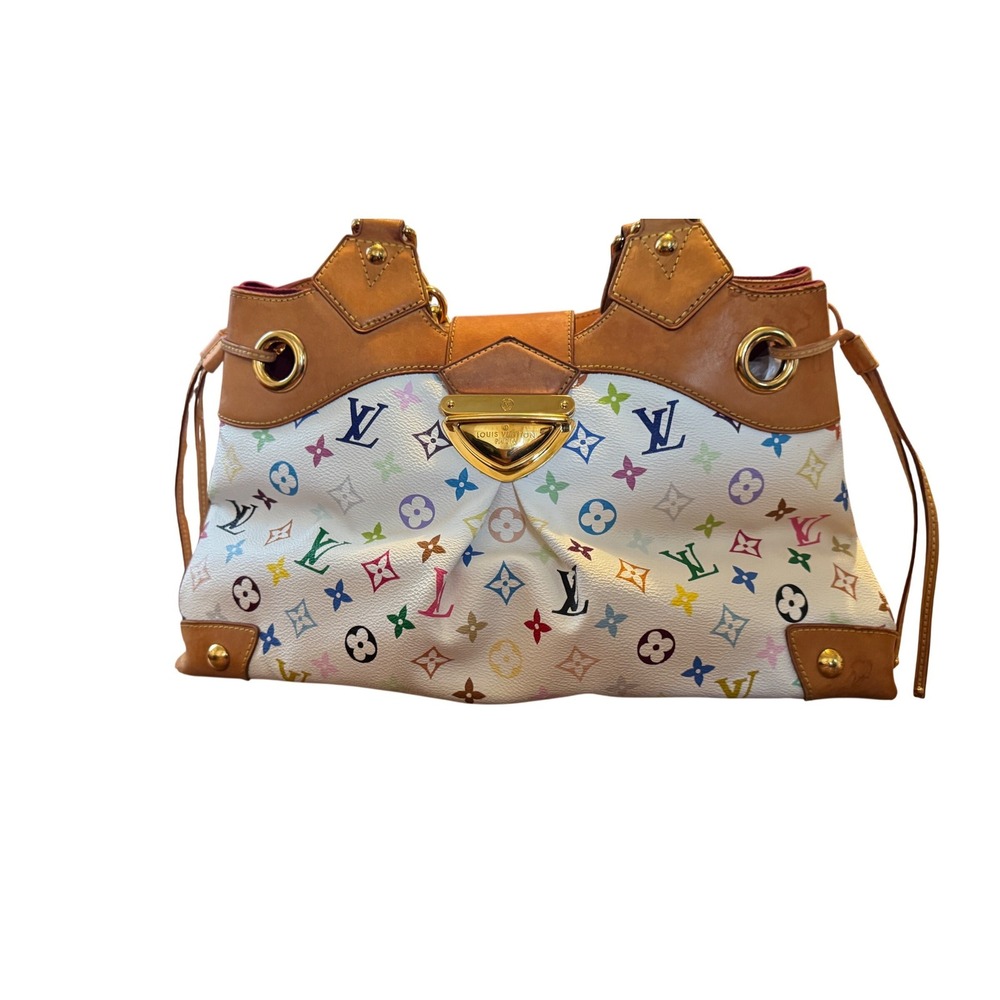 Louis Vuitton Multicolore Ursula White Monogram Shoulder Bag M40123 Murakami