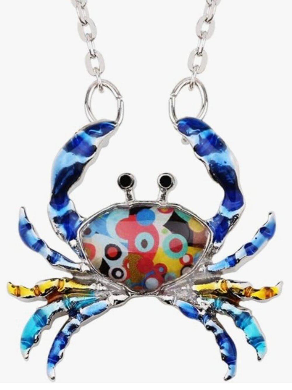 Anthro Crab Pendant Necklace