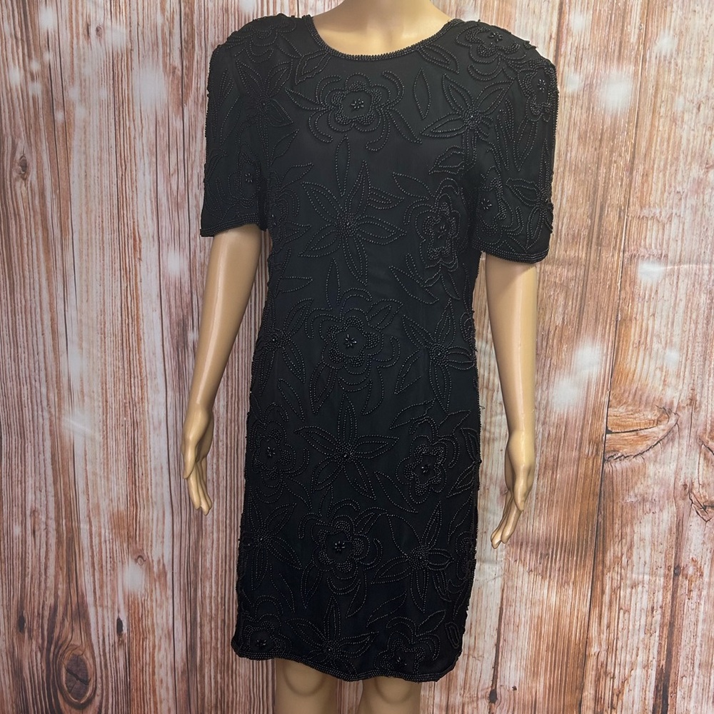 Stenay Vintage Beaded Silk Dress