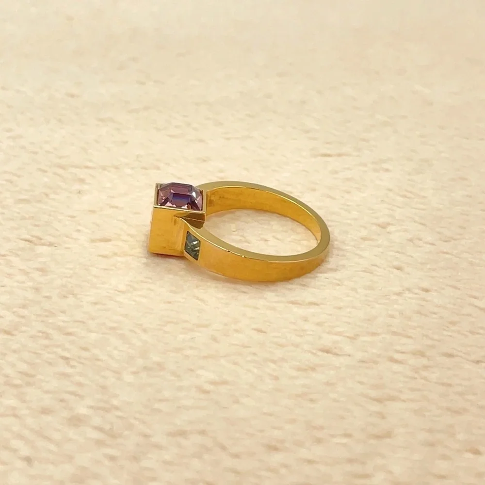 Auth Louis Vuitton M66826 Berg
Gamble Ring GD Pink L size 5.7g - Picture 5 of 10