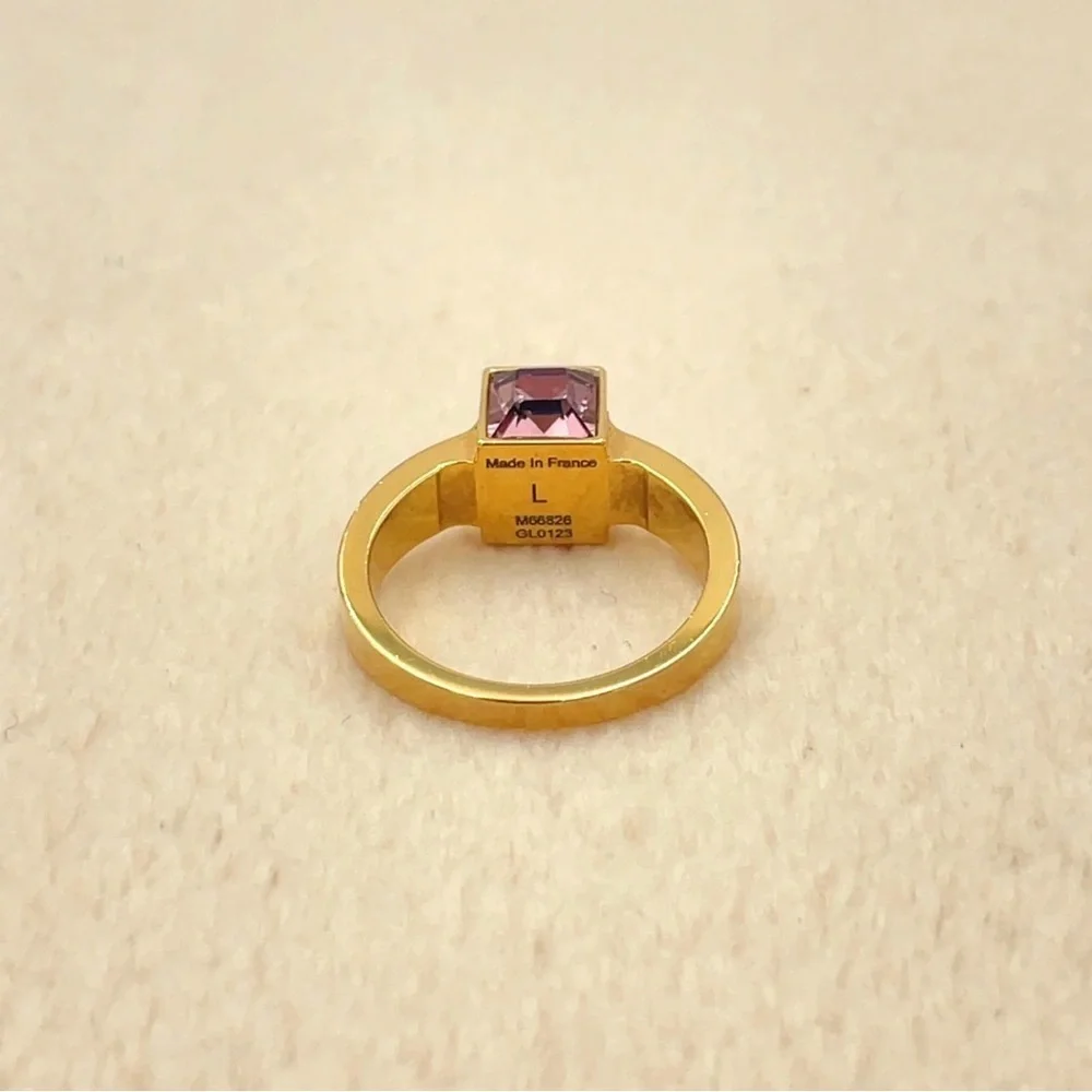 Auth Louis Vuitton M66826 Berg
Gamble Ring GD Pink L size 5.7g - Picture 4 of 10
